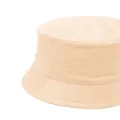 Marni logo-embroidered cotton bucket hat - Neutrals
