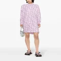 Kenzo x Verdy logo-print shirt dress - Pink