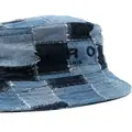 IRO patchwork denim bucket hat - Blue