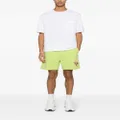 Casablanca Tennis Club-embroidered track shorts - Green