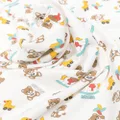 Moschino Kids Teddy Bear-print blanket - White