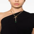 Marni toucan-pendant necklace - Gold