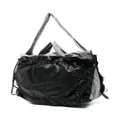 Vic Matie drawstring leather tote bag - Black