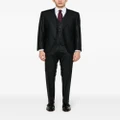 BOSS single-breasted three-piece suit - Black