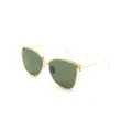 Linda Farrow Dinah cat-eye sunglasses - Gold
