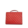 CHANEL Pre-Owned 1994 diamond-quilted briefcase - Red