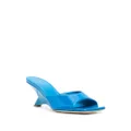 Vic Matie 80mm patent leather mules - Blue