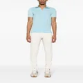 TOM FORD towelling cotton-blend polo shirt - Blue