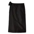 Simone Rocha floral-appliqué pencil skirt - Black