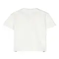 Petit Bateau logo-print cotton polo shirt - White