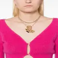 Marni crystal-embellished pendant necklace - Gold