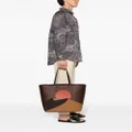ETRO paisley-print leather tote bag - Brown