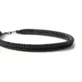 Brunello Cucinelli Precious braided choker - Black