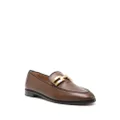 Aquazzura Brandi leather loafers - Brown