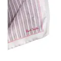 Paul Smith striped silk pocket square - Pink