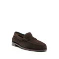 Paul Smith penny-slot suede loafers - Brown