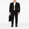 Paul Smith poplin stretch-wool suit - Black