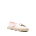 Kenzo Lucky Tiger-embroidered espadrillhes - Pink
