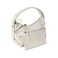 Brunello Cucinelli Monili-detail leather shoulder bag - White