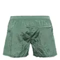 Stone Island Compass-patch swim shorts - Green