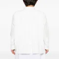 sacai pleat-detail poplin shirt - White
