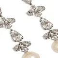 Jennifer Behr Betta crystal earrings - Silver
