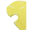Pleasures logo-print stretch balaclava - Yellow
