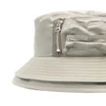 sacai layered bucket hat - Green