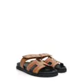 Hermès Pre-Owned Star Chypre leather sandals - Brown