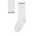 Brunello Cucinelli monili-bead ribbed-knit socks - White