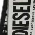 Diesel S-Bisc logo-jacquard scarf - Grey