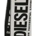 Diesel S-Bisc logo-jacquard scarf - Grey