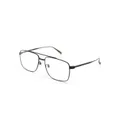 Dunhill navigator-frame glasses - Black