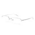 Dunhill rectangle-frame glasses - Silver
