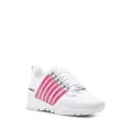 Dsquared2 stripe-detailing leather sneakers - White