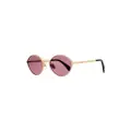 Lanvin oval-frame sunglasses - Gold