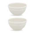 Bordallo Pinheiro Fantasia ceramic bowl (set of four) - Neutrals