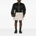 Alexander McQueen Hybrid Tweed mini skirt - Neutrals