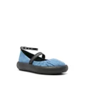 Vic Matie ankle-strap denim ballerina shoes - Blue