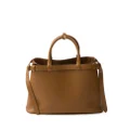 Prada medium belted leather handbag - Brown