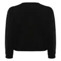 Moschino Teddy Bear-patch cotton sweatshirt - Black