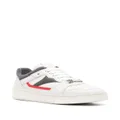 Bally logo-plaque leather sneakers - White