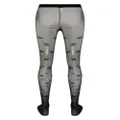 Dolce & Gabbana monogram-pattern tights - Black