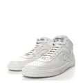 CHANEL Pre-Owned CC logo-appliqué high-top sneakers - White