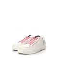 CHANEL Pre-Owned CC logo-appliqué leather sneakers - White