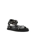 Ash Utopia studded leather sandals - Black