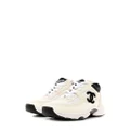 CHANEL Pre-Owned CC suede lace-up sneakers - White