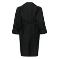 Issey Miyake Shaped Membrane belted maxi coat - Black