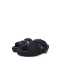 Hermès Pre-Owned Chypre shearling slides - Black