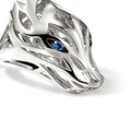 John Hardy Naga Saddle sterling-silver ring